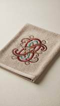 Handtuch mit Monogramm-Veredelung