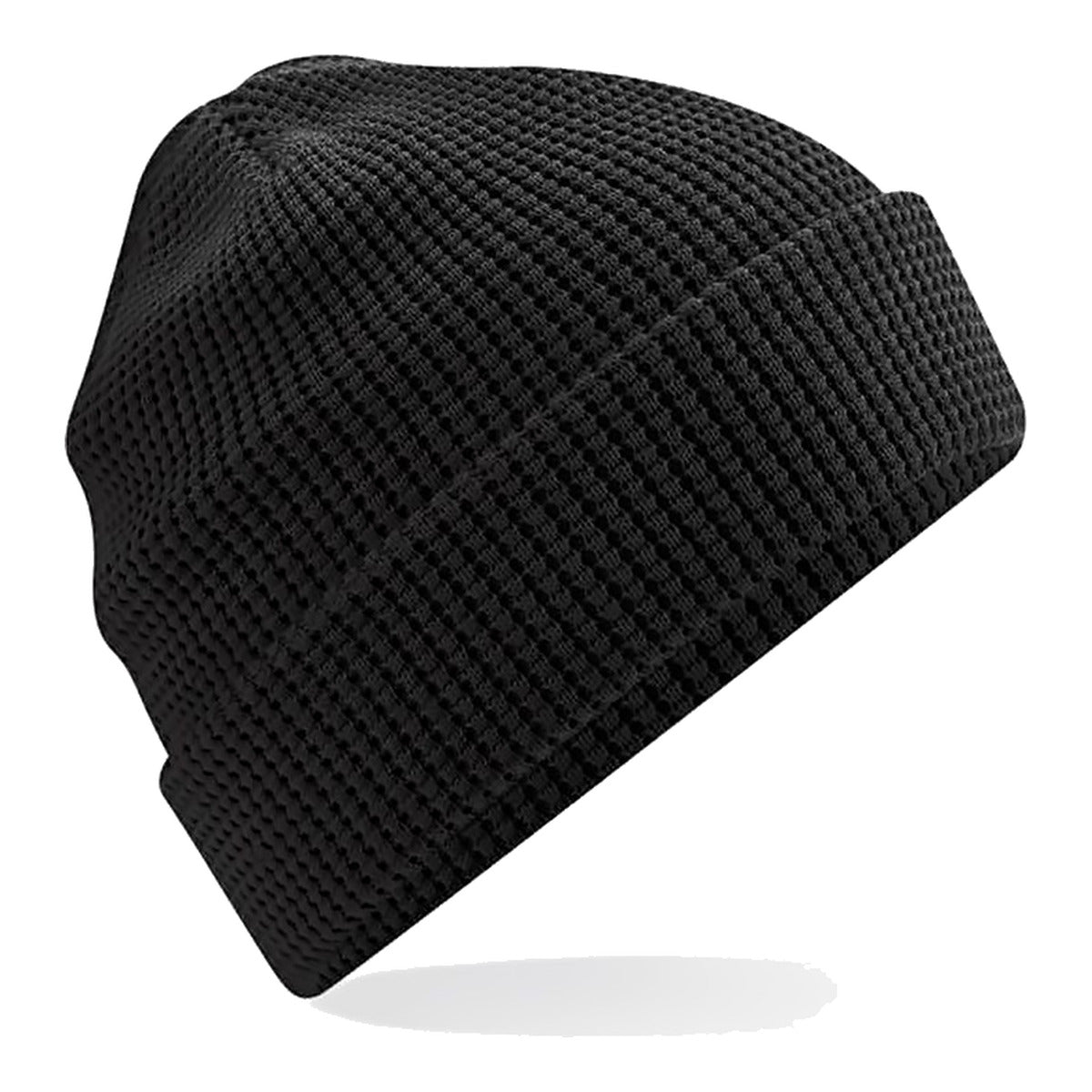 Bio Strickmütze mit Waffelstrick – Beechfield B 52N